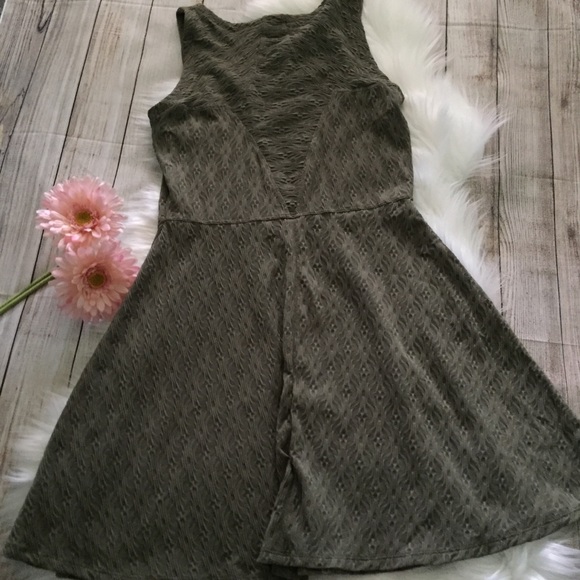 Athleta | Military Green Skater Dress - Picture 4 of 7